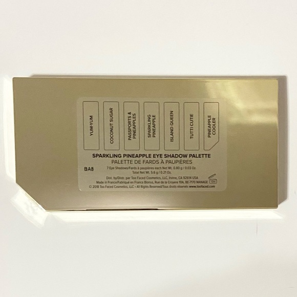 🍍BNIB TOO FACED TUTTI FRUTTI SPARKLING PINEAPPLE - Picture 4 of 7